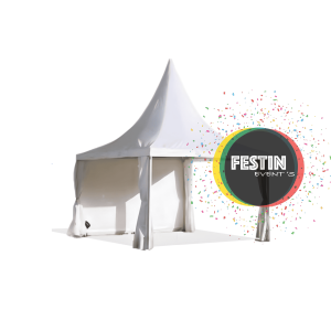 Pagode blanche 3 x 3m