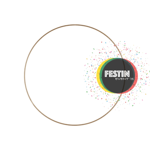 Cerceau décoratif en métal – 55cm