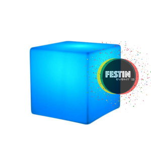 Cube LED lumineux multicouleur