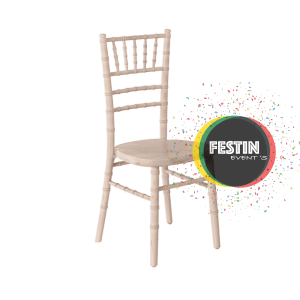 Chaise Chiavari Cérusée