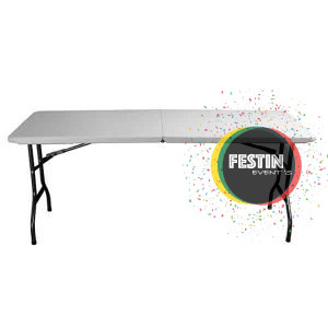 Table rectangulaire 243×76 cm